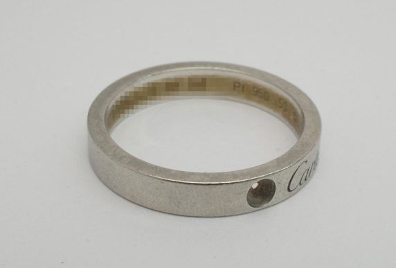 Cartierカルティエ 修理 Pt950/Dia マリッジペアリング結婚指輪