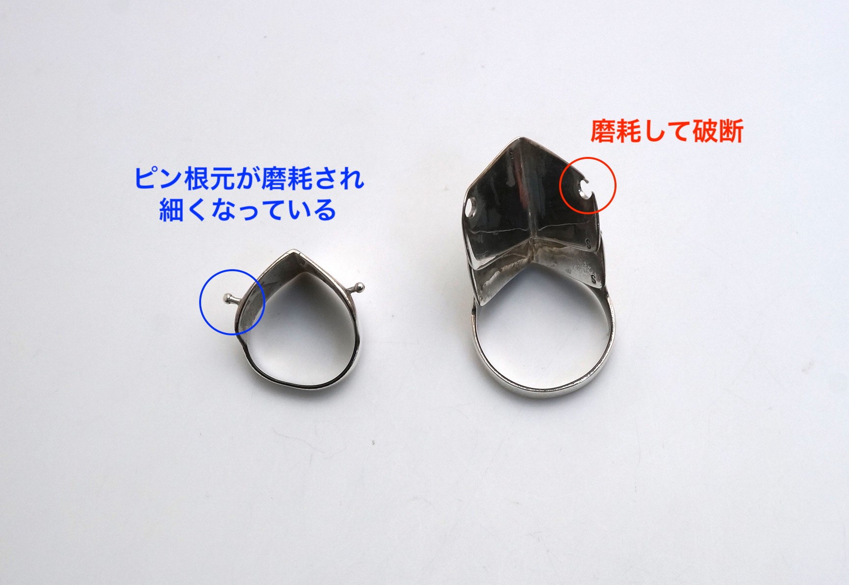 ヴィヴィアンウエストウッド アーマーリング 破断修理 新品仕上げ VivienneWestwood ARMOUR RING/SILVER  Repair-大阪